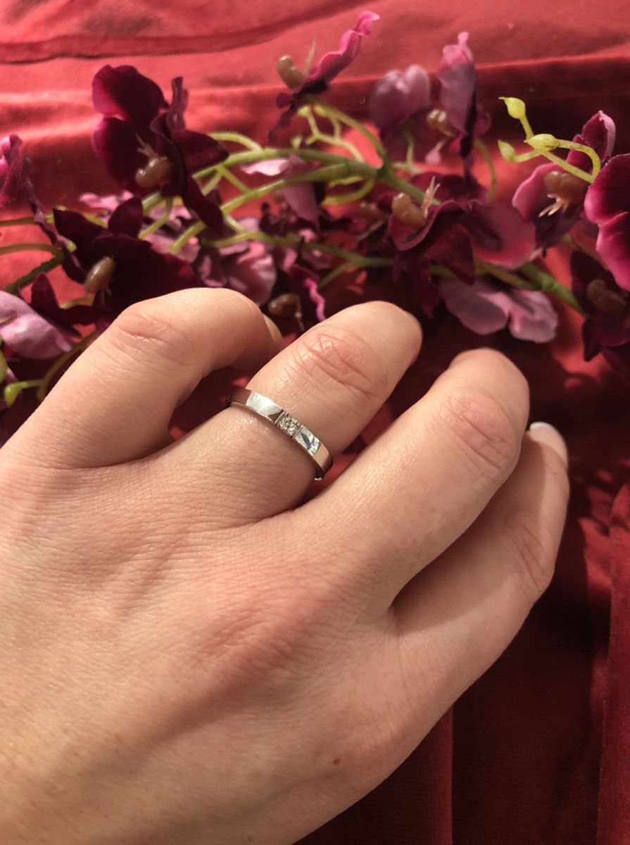 Spesialpris! Alliansering med diamanter 0.05 carat w.si (585)