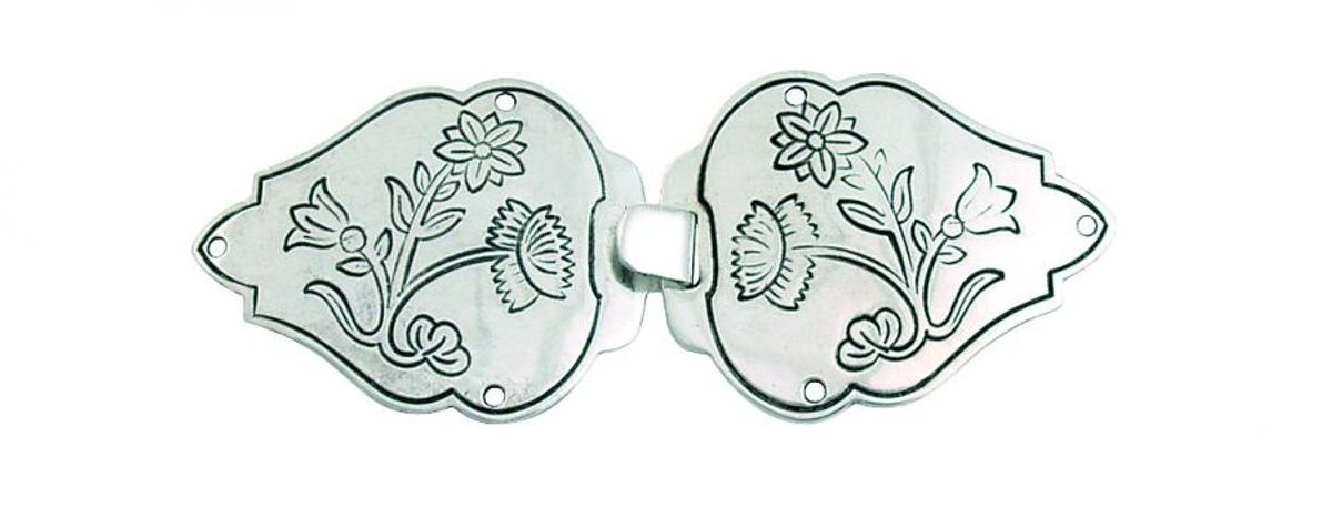 Bunadsølv Vestspenner oxydert Nordland 524100