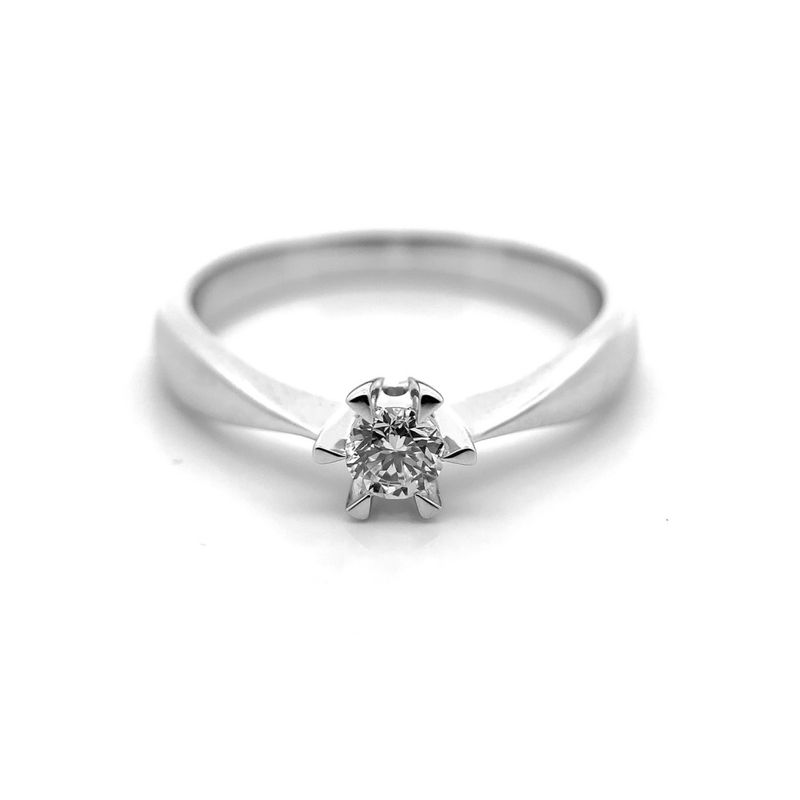 Spesialpris! Enstens Diamantring 0.15 w.si 