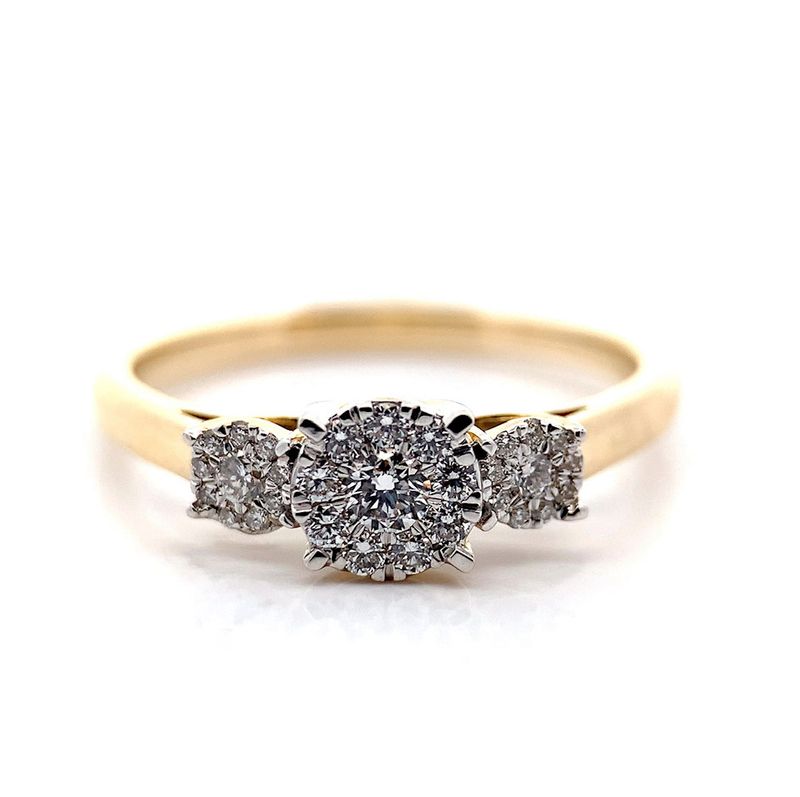SpesialPris! Diamantring 0.27 carat w.si 