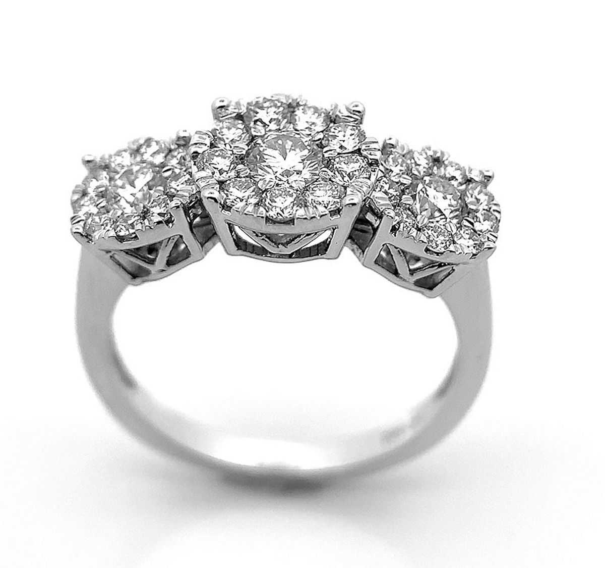 Diamantring med diamanter 1.00 carat w.si (585)