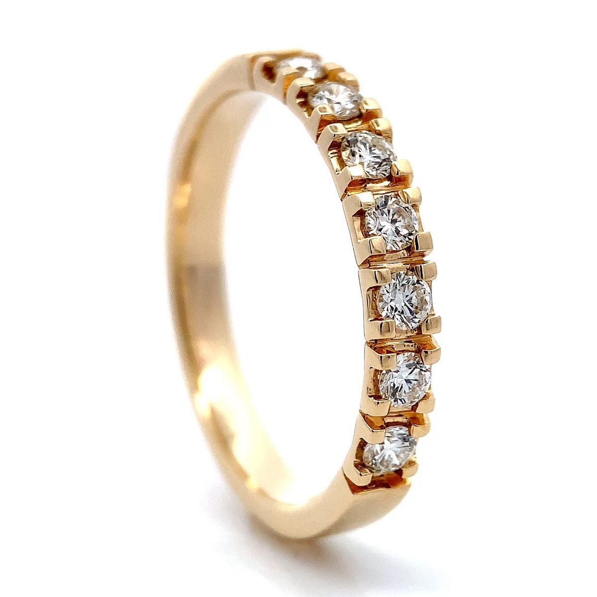Spesialpris! Alliansering 7 diamanter 0.35 carat w.si