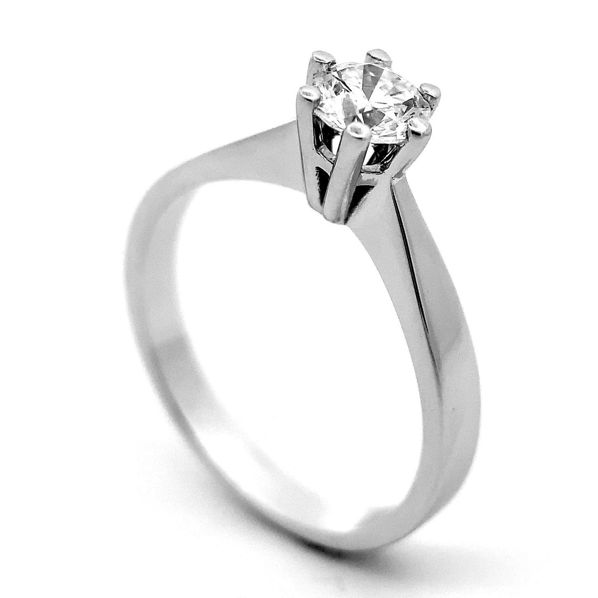 SpesialPris! Diamantring 0.30 tw.si GIA 