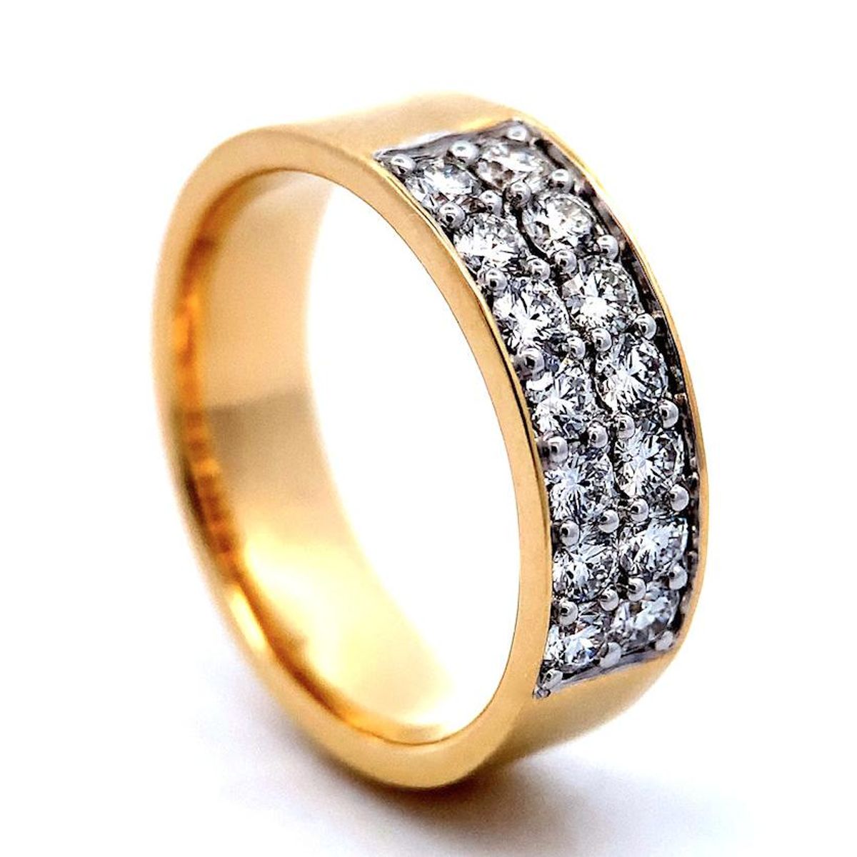 Gullring SuperDeal med diamanter 0.70 carat tw.si